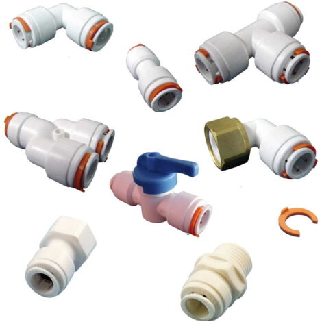 Raccords rapides pour tuyaux semi-rigides 12 mm, té en Y 12 mm