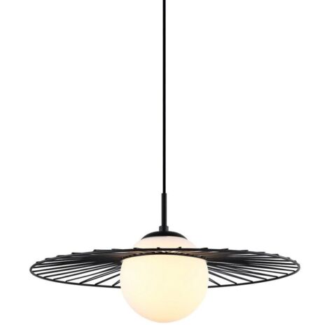 Suspension Sally 1 E27 noire italux MDM-4003/1 BK (1/3)
