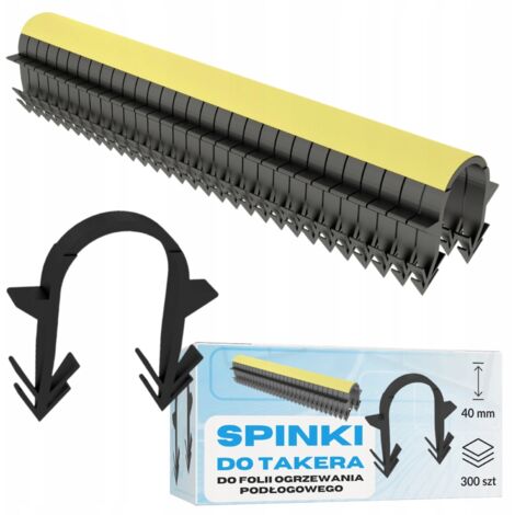 Clips pour chauffage par le sol Takera Clips 300 pièces 40 mm Clips pour chauffage par le sol en aluminium (1/5)