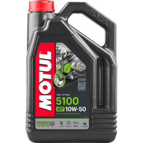 Huile Motul 5100 10W50 4L 4T Ma2 Kawasaki Suzuki Honda Yamaha Bmw Ktm (1/4)