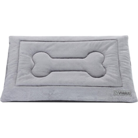 Tapis pour chien Welsti fourrure grise XL 130x90 wigofil (1/5)