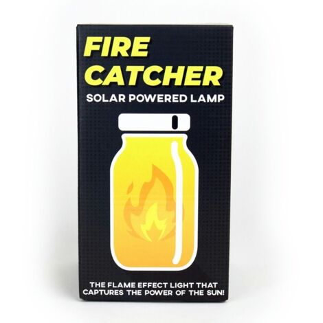 Lampe solaire à flamme pour l'intérieur et l'extérieur de la maison et du jardin. (1/4)