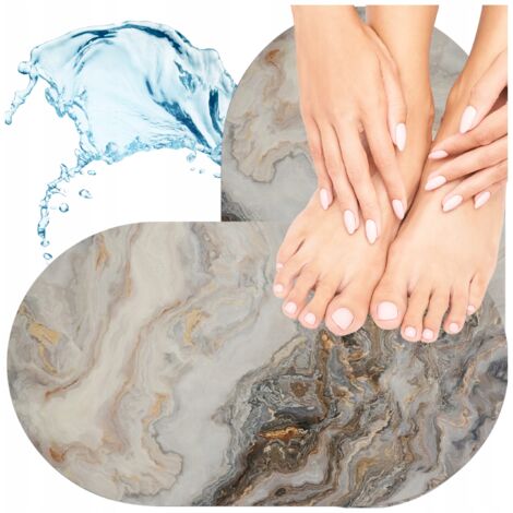 Tapis de bain absorbant, antidérapant et à séchage rapide 60 x 90 cm (1/5)