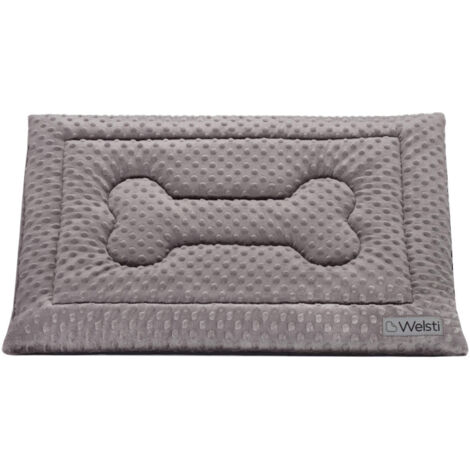 Tapis pour chien Welsti gris minky XL 130x90 wigofil (1/5)