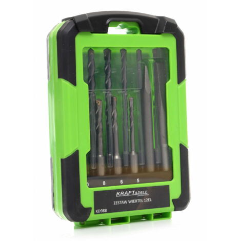 Set De Forets SDS-Plus VONROC 12 Pièces – Coffret Universel Pour Perçage