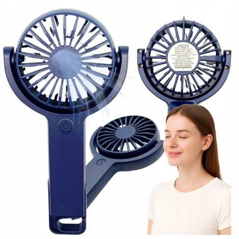 Mini ventilateur de bureau portable, silencieux, pour les voyages, USB-C (1/5)