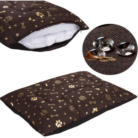 Panier pour chien, coussin pour chien, Welsti marron M 70x50 (1/5)