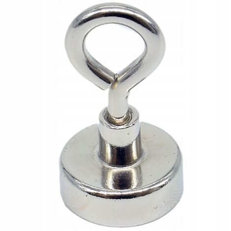 SUPPORT MAGNÉTIQUE, AIMANT EN NÉODYME, ŒILET PUISSANT Ø20 mm, POUR LA PÊCHE SUSPENDUE (1/2)