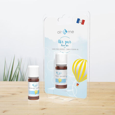 Synergie d'huiles essentielles AIR-PUR air&me, Huiles fabriquées en France, dans un laboratoire éco-certifié. (1/2)