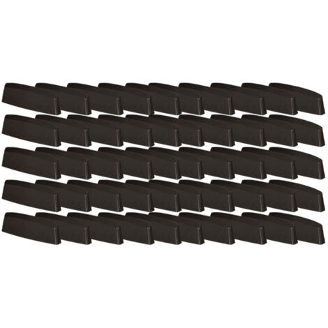 Bouchon de drainage pour fenêtres PVC, couvercle, marron, 45 mm, lot de 50 (1/5)