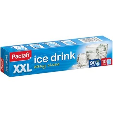 Sacs de glace PACLAN XXL - 90 glaçons, refroidissement longue durée