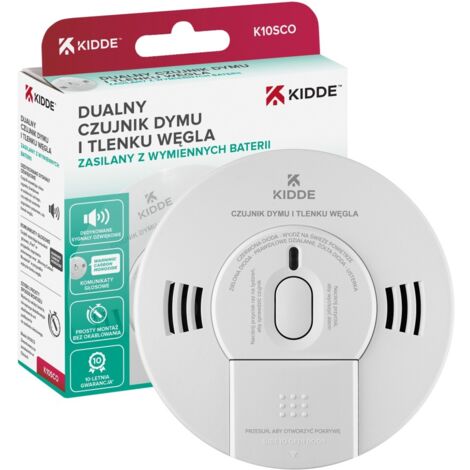 Détecteur de fumée et de monoxyde de carbone double Kidde K10SCO
