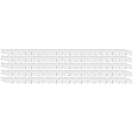 Bouchon de drainage pour fenêtres PVC, couvercle blanc, 36 mm, lot de 100 pièces