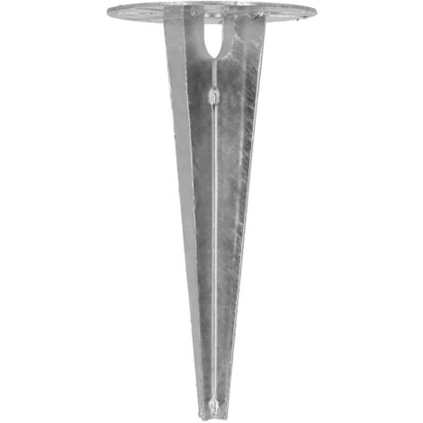 Socle pour lampe de jardin, à fixer au sol, support d'ancrage rond, 150 mm