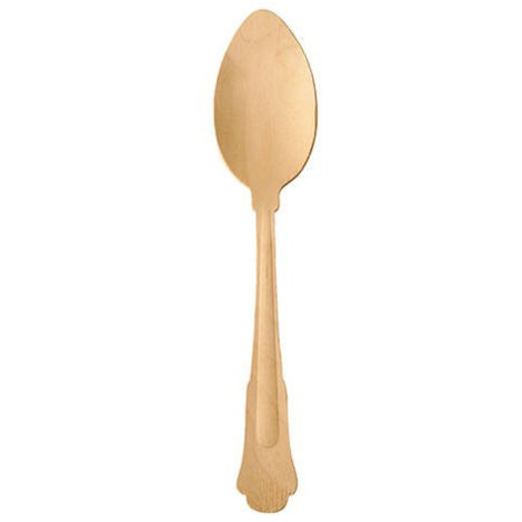 Cuillères en bois vintage 19,5 cm 50 pièces.