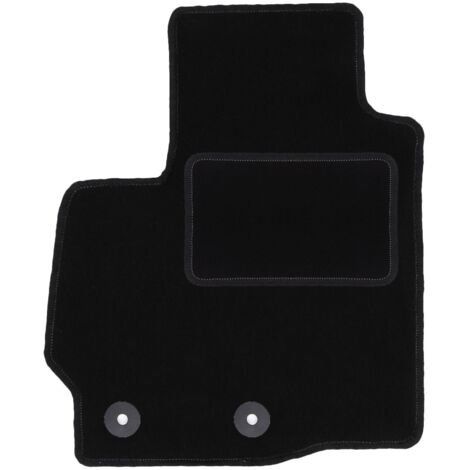 Tapis conducteur noir pour Citroën C4 Aircross 2012-2017 – Doublure en polypropylène – Ajustement précis – Protection contre saleté