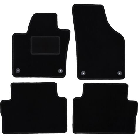 Tapis en velours noir pour Volkswagen Sharan II (2010-) (1/5)