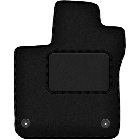 Tapis de sol conducteur en velours pour : Renault Twingo III (2014-) noir (1/5)