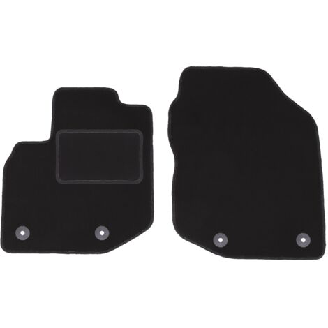 Tapis avant noirs pour Honda Jazz III à hayon (2011-2014) (1/5)