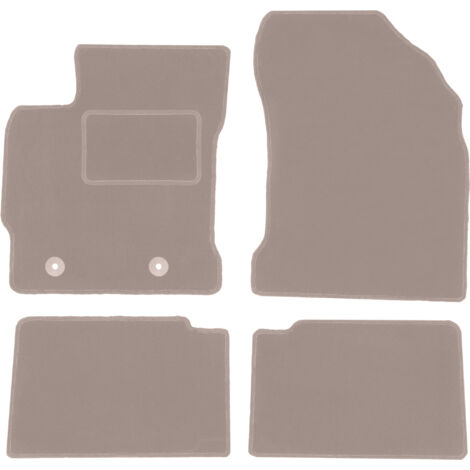 Tapis en velours beige pour Toyota Auris II berline, break (2012-2018) (1/5)