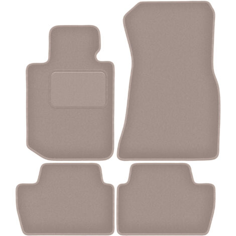 Tapis de sol en velours beige pour BMW 2 G42 Coupé (2021-2022) (1/5)