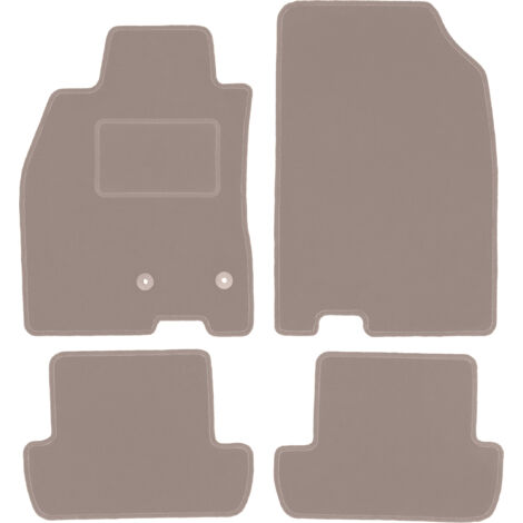 Tapis en velours beige pour Renault Megane III berline, coupé, grand tourisme, break (2008-2015)