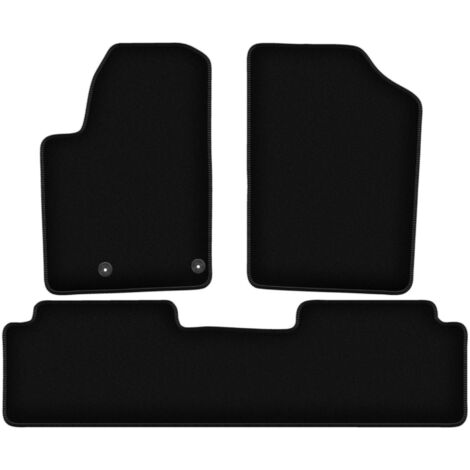 Tapis de sol en velours noir BASIC pour Citroën Berlingo I kombivan, Multispace (1996-2010) (1/5)