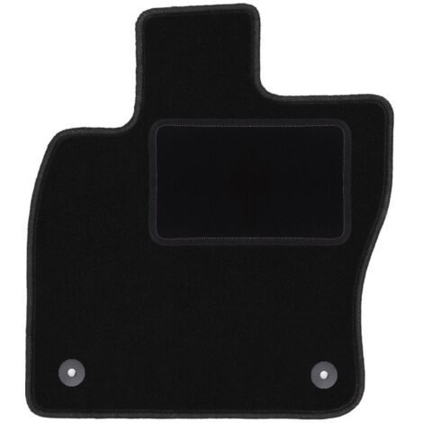 Tapis conducteur noir pour Skoda Karoq (2017-) – Doublure en polypropylène – Ajustement précis – Protection contre saleté et usure