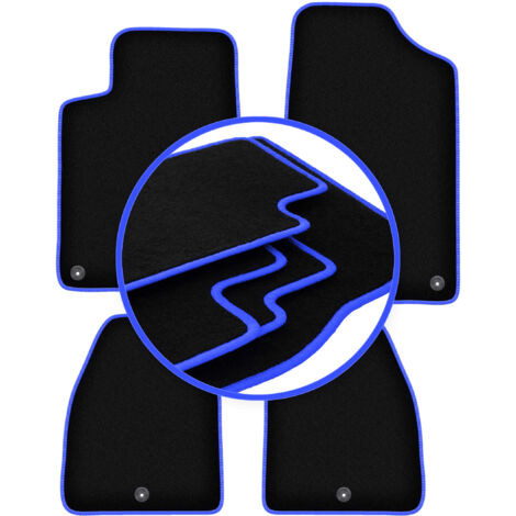 Tapis de voiture CARLUX-BLUE pour : Citroën C6 berline (2005-2012) (1/5)