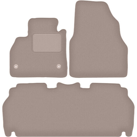 Tapis en velours beige pour : Renault Kangoo Express combivan (2021-) (1/5)