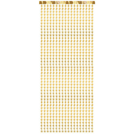 Rideau - Étoiles, doré, 100 x 245 cm (1/4)