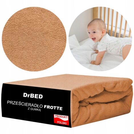 Drap pour berceau 120x60 avec bande élastique, RESPIRANT, Épais, Poli (1/2)