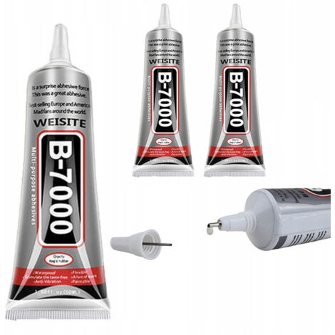 3X B7000 COLLE POUR RÉPARATION D'APPAREILS ÉLECTRONIQUES TÉLÉPHONIQUES 110ML