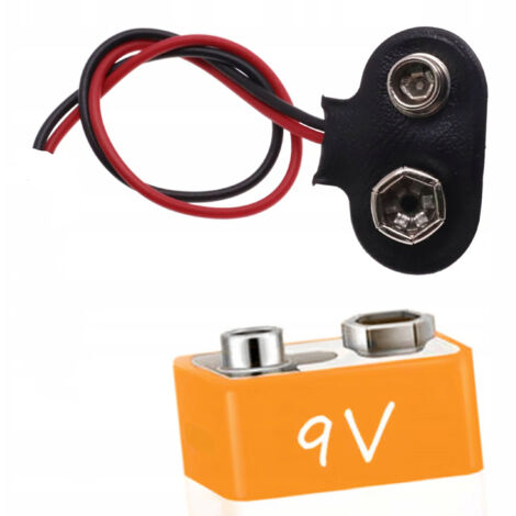 Connecteur adaptateur de batterie 9 V CC 2,1/5,5