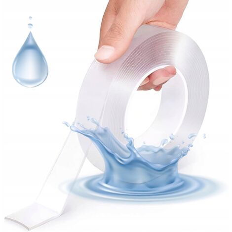 Ruban nano double face réutilisable de 1 mm de large (5 m / 50 mm de large) (1/5)