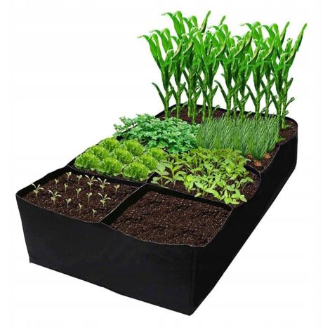 Inspection du potager - Jardinière pour plantes aromatiques et florales - Matériau 180x90x30 (1/5)