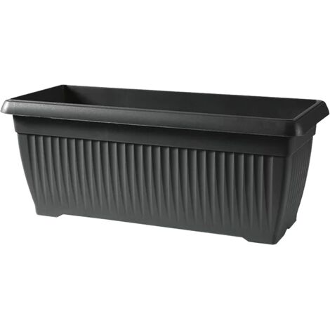 Pot de fleurs de balcon Terra DTT600  Anthracite (1/6)