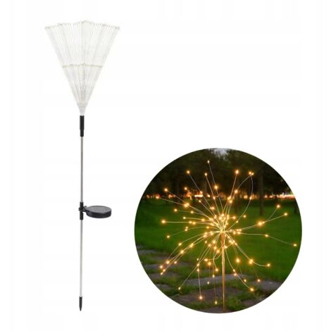 Lampe solaire de jardin Feux d'artifice colorés 200 LED DÉCORATIVE DE NOËL (1/5)