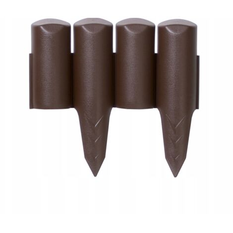 BORDURE DE PALISSADE DE JARDIN PROSPERPLAST MARRON 2,5 m (1/5)