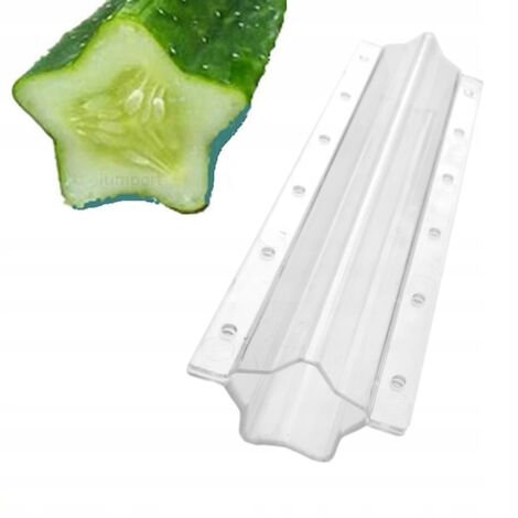 CONCOMBRES, COURGETTES, LÉGUMES MOULES, FORME, ÉTOILE (1/5)