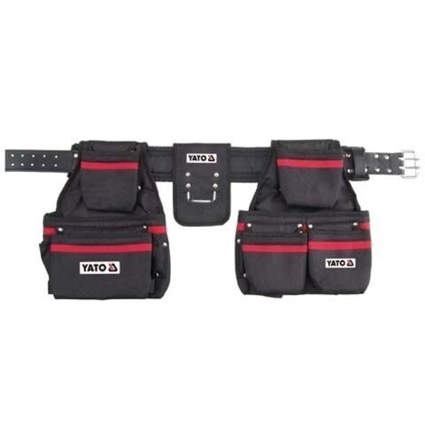 Ceinture avec poches pour clous et outils 120 cm / YT-7400 / YATO (1/3)