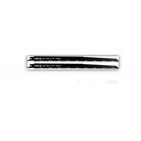 Lames de scie circulaire HCS300 mm 5 TPI, 2 pièces, YT-33920 YATO (1/3)