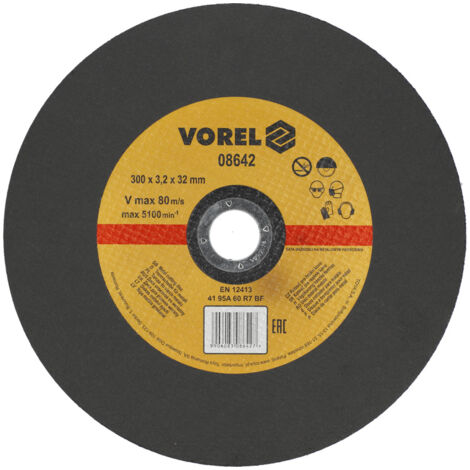 Disque à tronçonner pour métaux 300x3,2x32 08642 VOREL (1/2)
