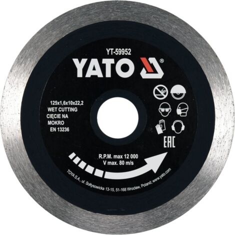 YATO YT-59952 DISQUE CONTINU 125 MM POUR CÉRAMIQUE (1/3)