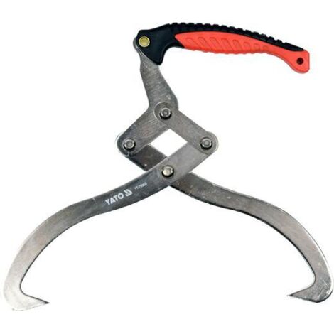 Yato – Pince à bois 450 mm YT79904 – Acier au carbone forgé – Ouverture 300 mm pour manipulation troncs d'arbres
