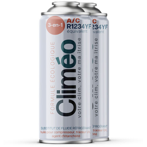 Climeo 3 en 1, 2 bidons R1234yf (1/5)
