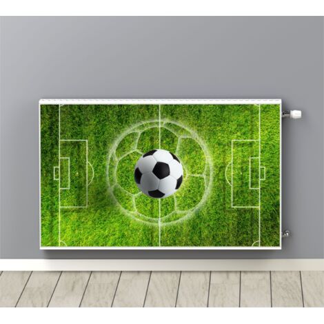 Cache radiateur, tapis, aimant, football, stade, match, 60x100cm (1/3)