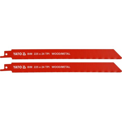 LAMES DE SCIE BIM 24TPI 225MM 2PCS YT-33934 YATO (1/3)