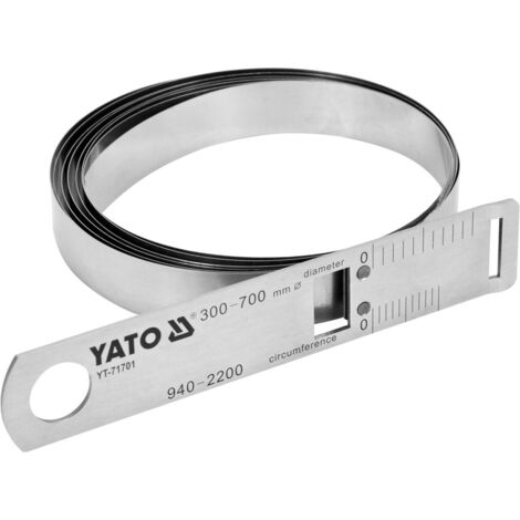 RUBAN À MESURER LE DIAMÈTRE ET LA CIRCONFÉRENCE YT-71701 YATO (1/3)