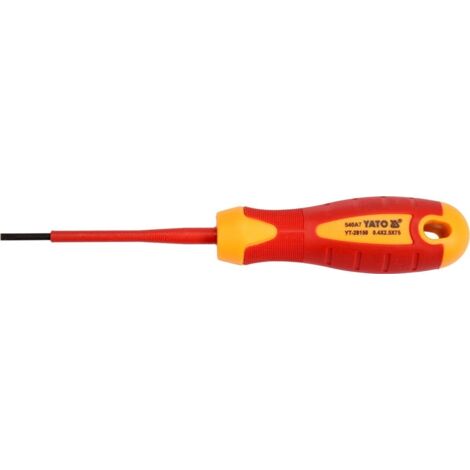 Tournevis isolé YATO 1000 V 2,5 x 75 mm YT-28150 (1/4)